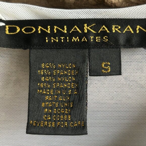 Donna Karan Black Label Intimates White Sheer V Neck Tee NWT $85 Size Small - Picture 5 of 6